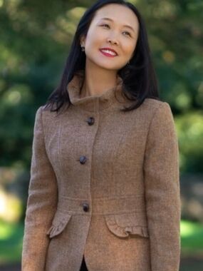 Wool Blend Tan Women's Jacket